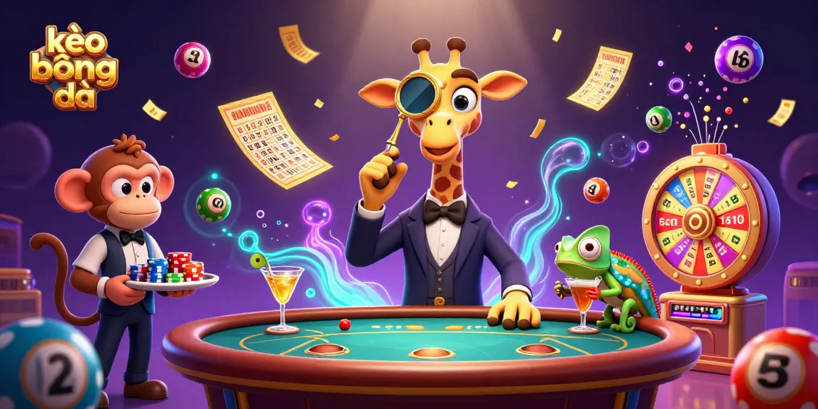 Engage in kèo bóng đá action with a high-roller giraffe and vibrant casino elements.