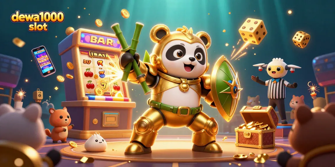 Experience the thrill of dewa1000 slot with vibrant 3D characters and jackpot visuals.