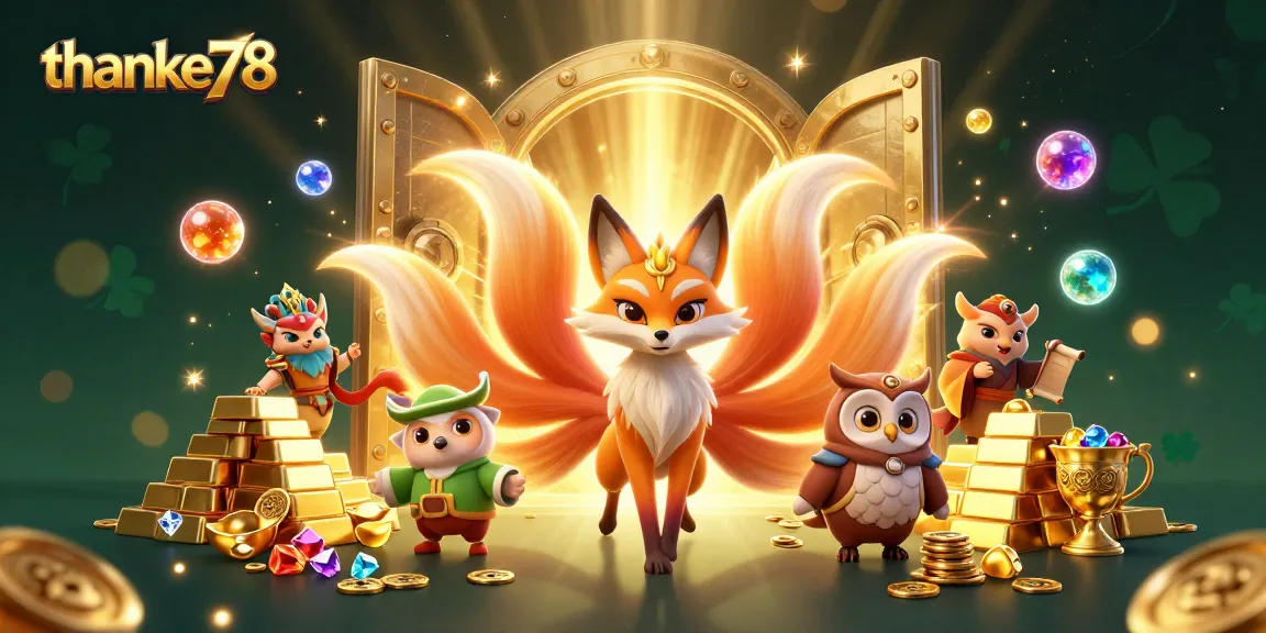 Experience the excitement of gaming at thanke78 with vibrant casino elements and dynamic characters.